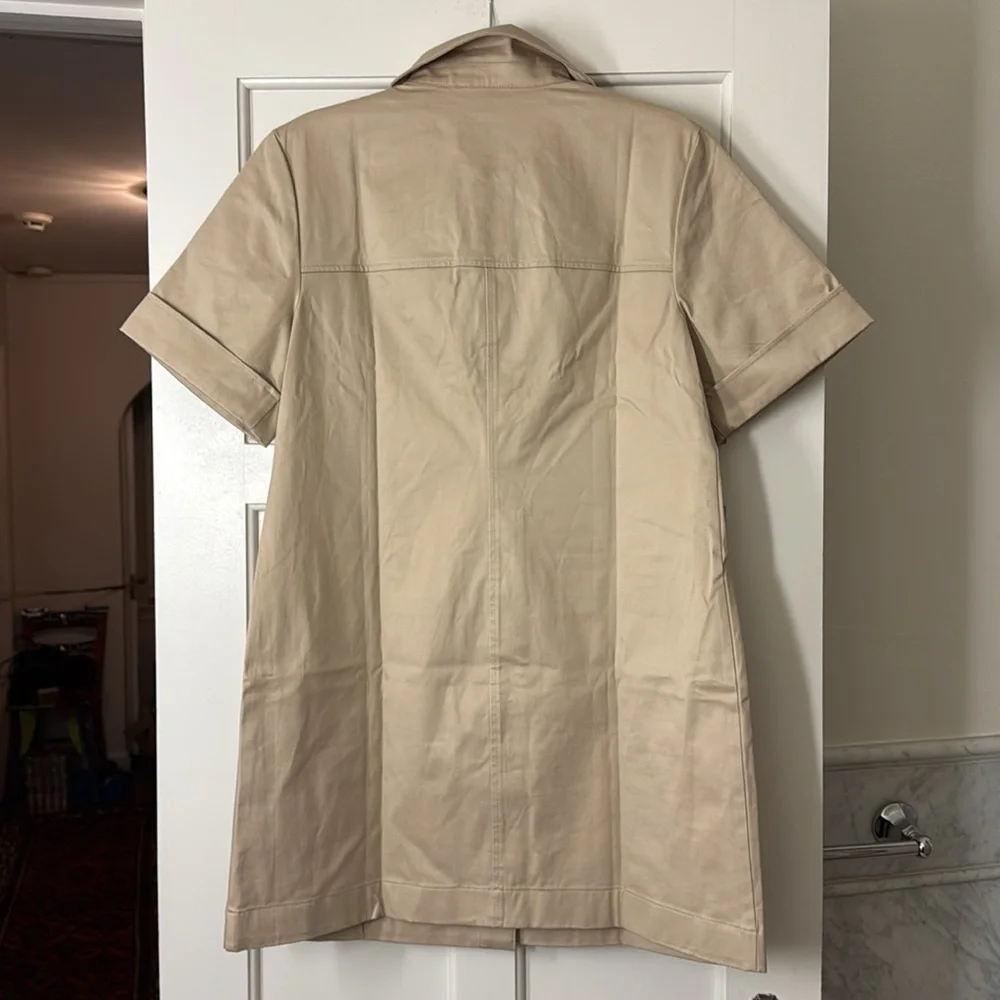 J.Crew Gamine shirtdress in stretch twill BY836